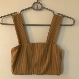 Shein beige crop top